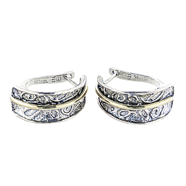 Silver and Gold Earrings