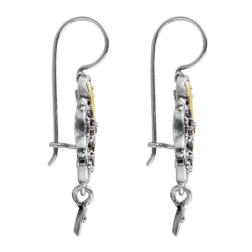 Silver and Gold Earrings