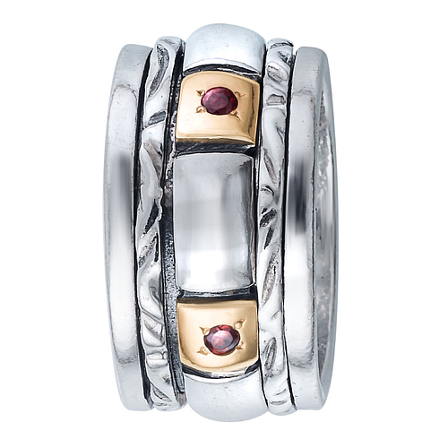 Silver and Gold Ring