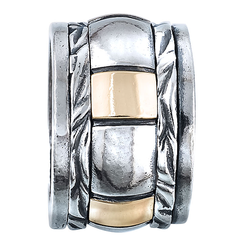 Silver and Gold Ring