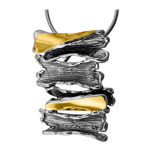 Silver and Gold Pendant