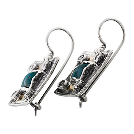 Silver and Gold Earrings