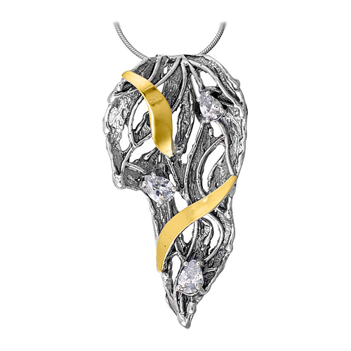 Silver and Gold Pendant