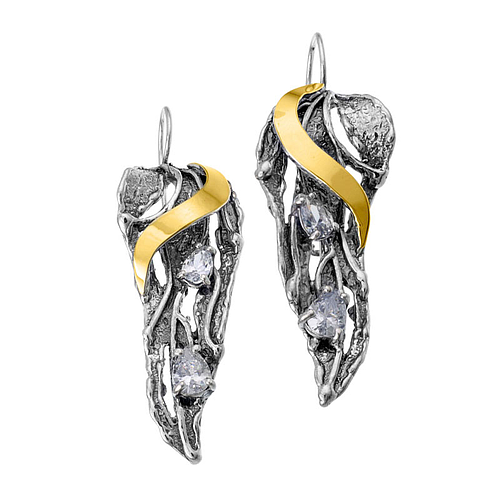 Silver and Gold Earrings