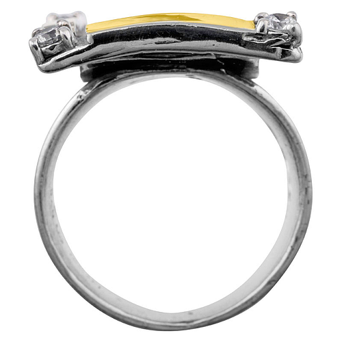 SIlver and Gold Ring