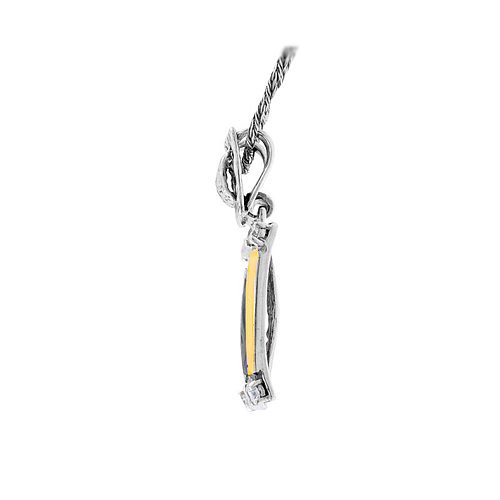 Silver and Gold Pendant