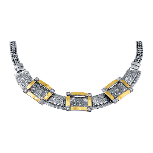 Silver and Gold Necklace