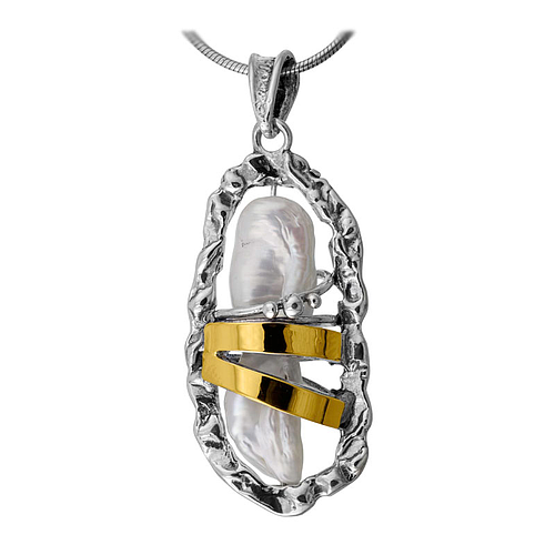 Silver and Gold Pendant