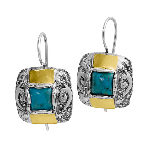 Silver and Gold Earrings