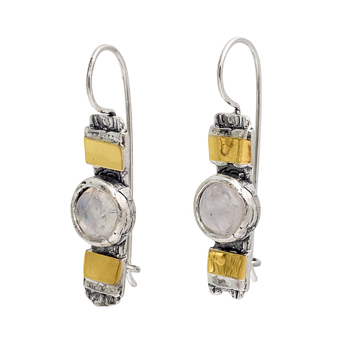 Silver and Gold Earrings