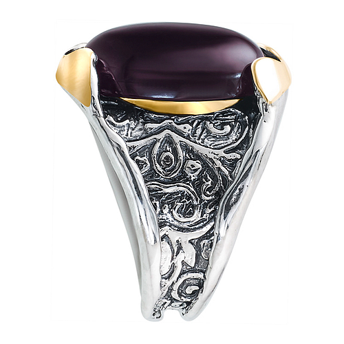 Silver and Gold Ring