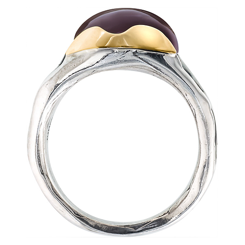 Silver and Gold Ring