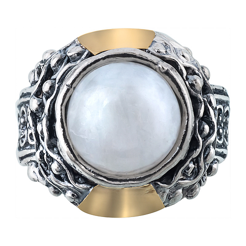 Silver and Gold Ring