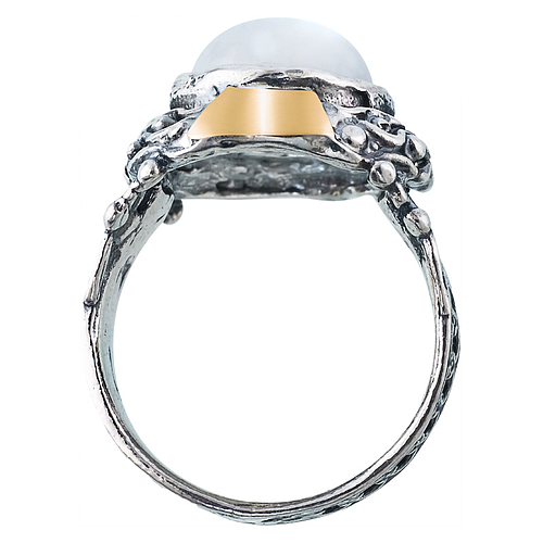 Silver and Gold Ring