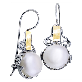 Silver and Gold Earrings