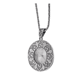 Silver Pendant Watch