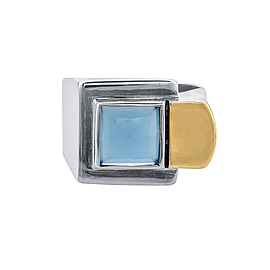 Silver and Gold Ring