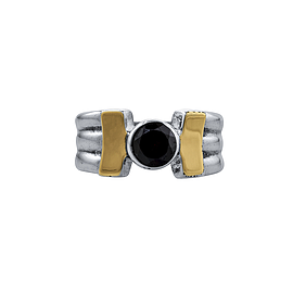 Silver and Gold Ring