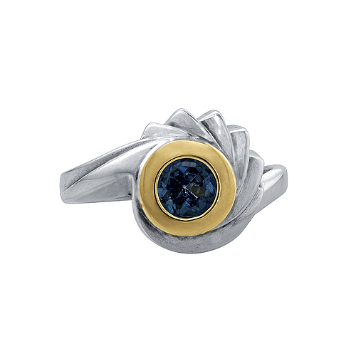 Silver and Gold Ring 