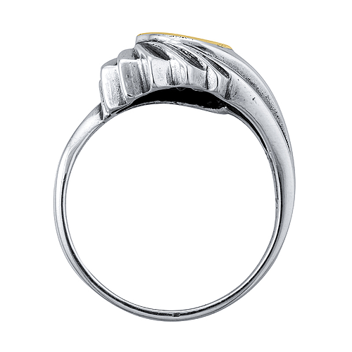 Silver and Gold Ring 