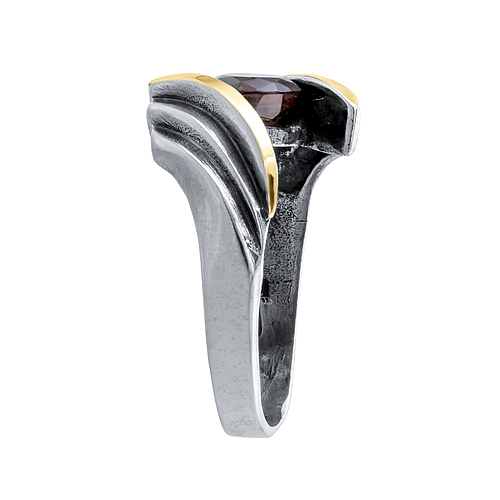 Silver and Gold Ring