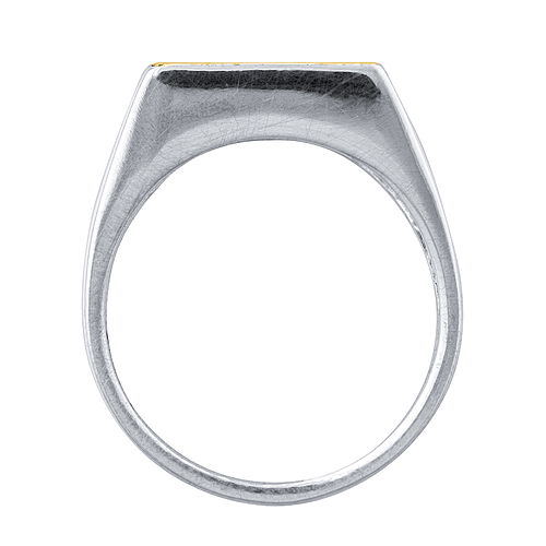 Silver and Gold Ring 