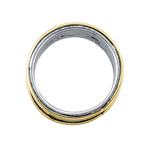 Silver and Gold Ring