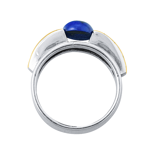 Silver and Gold Ring