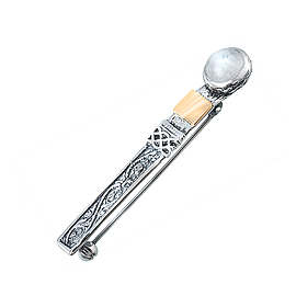 Silver and Gold Brooch