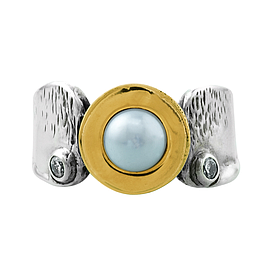 Silver and Gold Ring