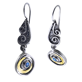 Silver and Gold Earrings