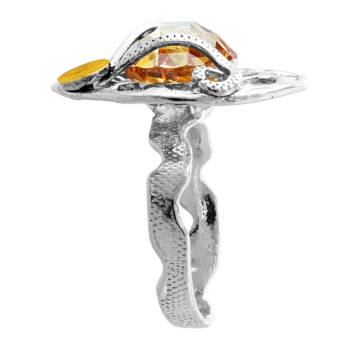 Silver and Gold Ring