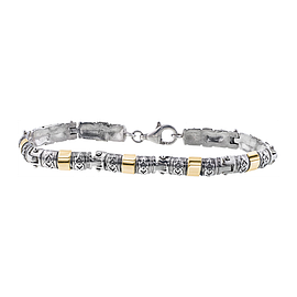 Silver and Gold Bracelet