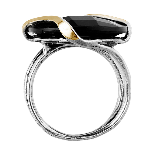 Silver and Gold Ring