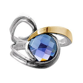 Silver and Gold Ring