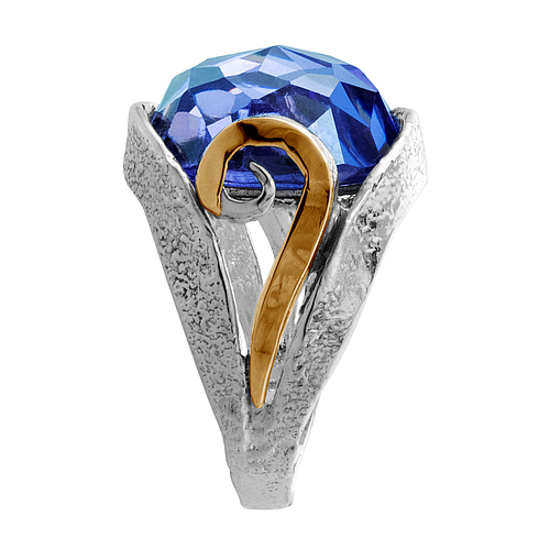 Silver and Gold Ring