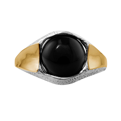 Silver and Gold Ring