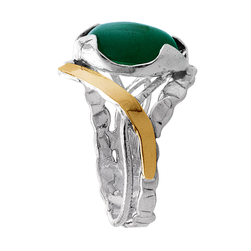 Silver and Gold Ring