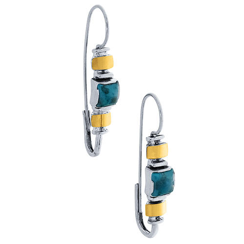 Silver and Gold Earrings