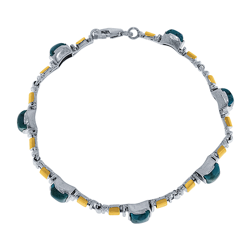 Silver and Gold Bracelet