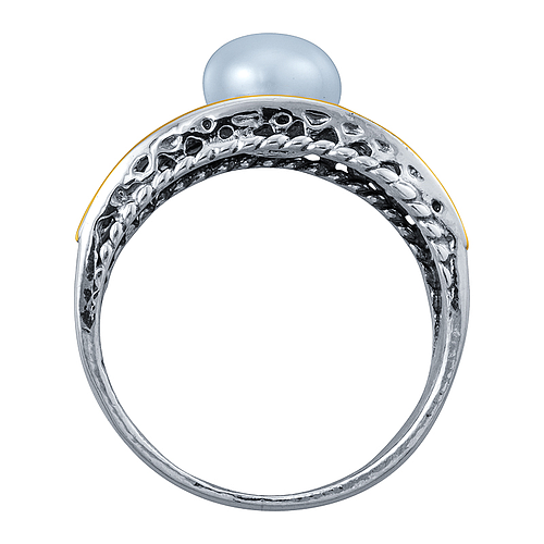 Silver and Gold Ring