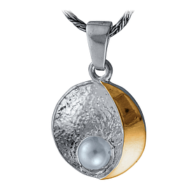 Silver and Gold Pendant