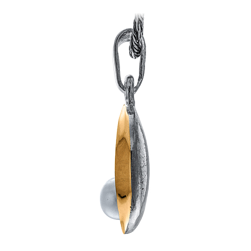 Silver and Gold Pendant