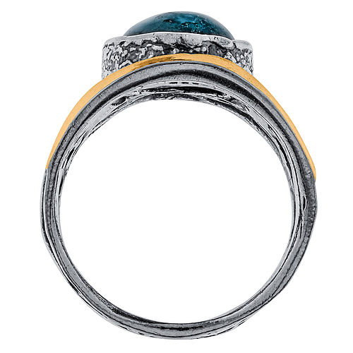 Silver and Gold Ring