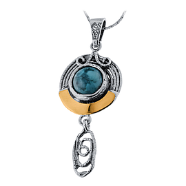 Silver and Gold Pendant