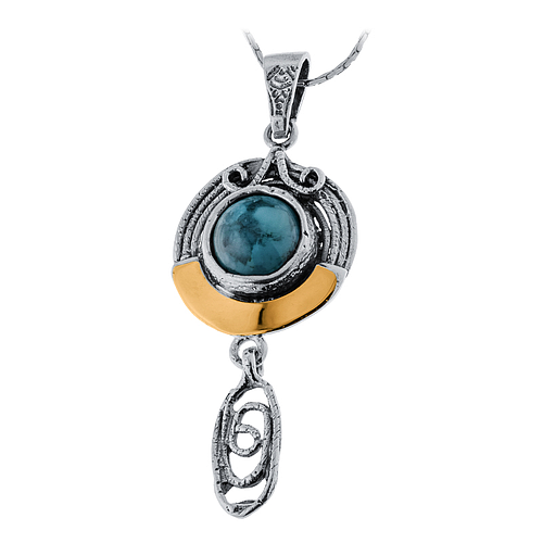 Silver and Gold Pendant