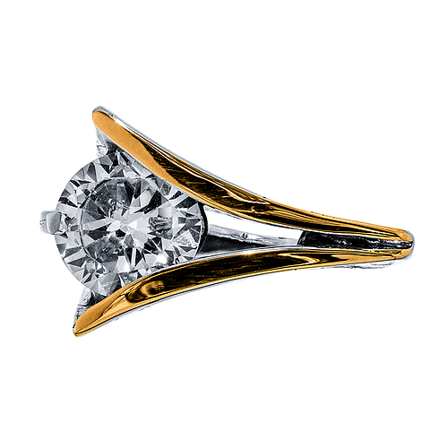 Silver and Gold Ring 