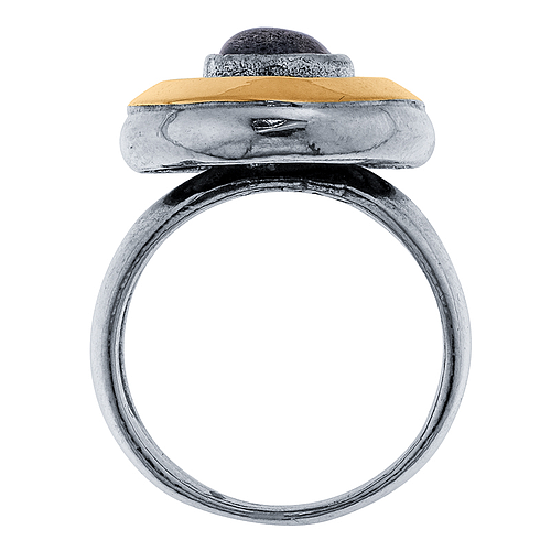 Silver and Gold Ring