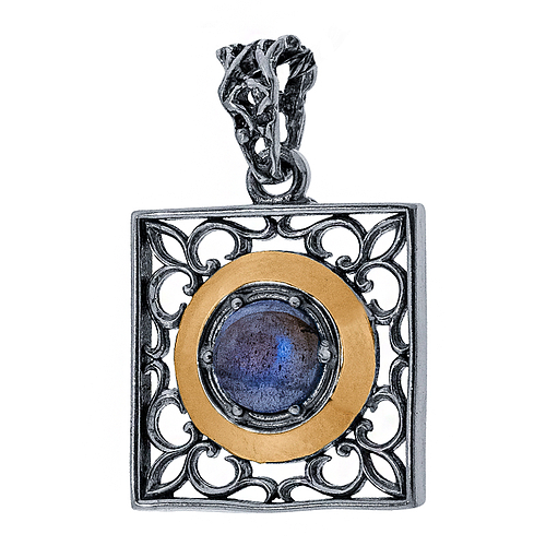 Silver and Gold Pendant