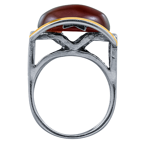 Silver and Gold Ring